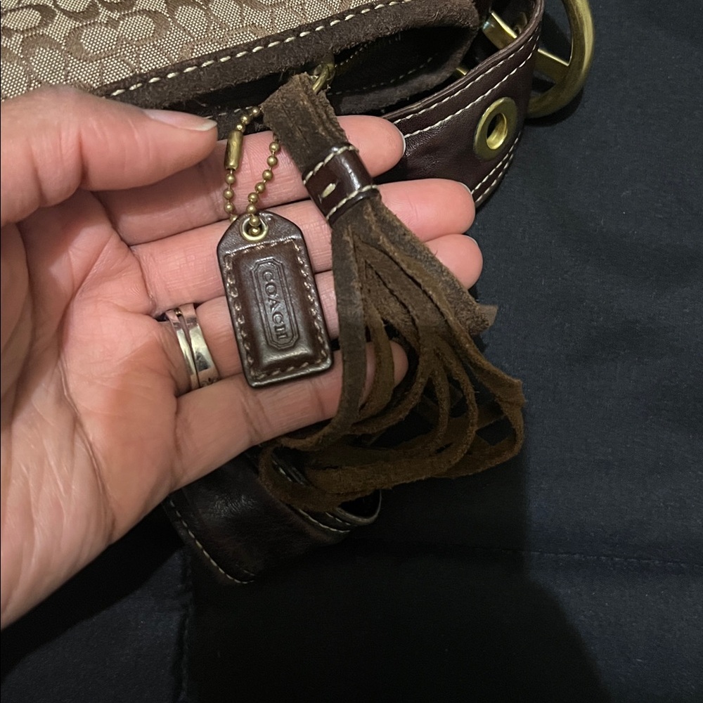 Coach ‘Micro C’ Canvas Hobo - 2158 
GOLD HARDWARE - Picture 5 of 10